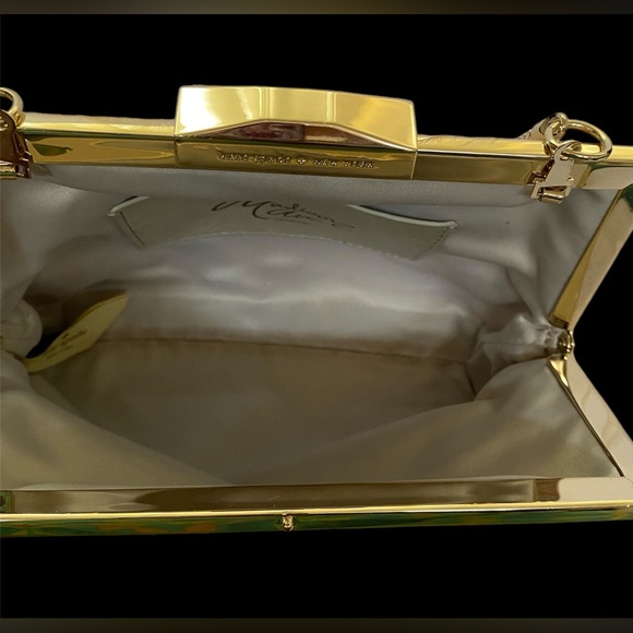 RARE Kate Spade Belle Elliana feather clutch - Picture 6 of 14